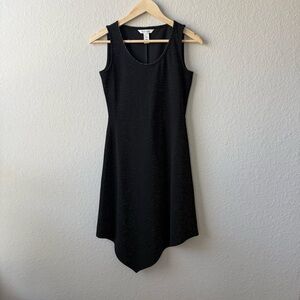 White House Black Market Sparkly Asymmetrical Black‎ Dress